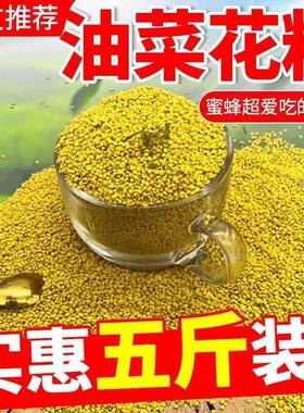 蜜蜂花粉可食用饲料蜂粮养蜂花粉中蜂专用正品油菜蜂花粉纯天然