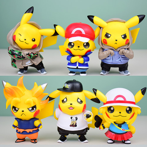 皮卡丘盲盒公仔手办摆件动漫
