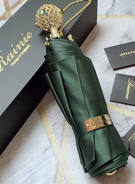 遮阳伞英国轻奢RAINIE手工晴雨伞高端礼盒包装生日送礼 免费刻字