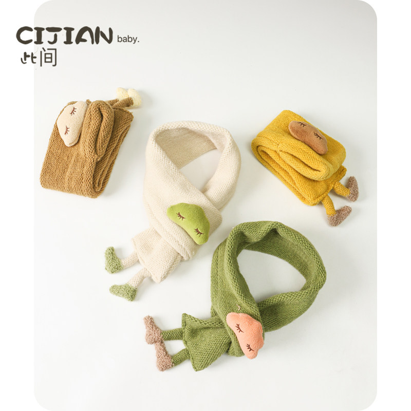 儿童围巾秋冬季男童女童保暖加厚围脖婴儿宝宝针织可爱护颈脖套冬,童装/婴儿装/亲子装,围巾,淘宝优惠券,粉丝福利购,淘宝优惠卷