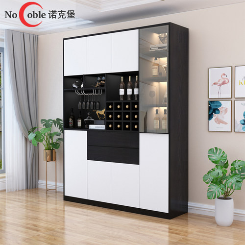 酒柜靠墙现代简约柜子