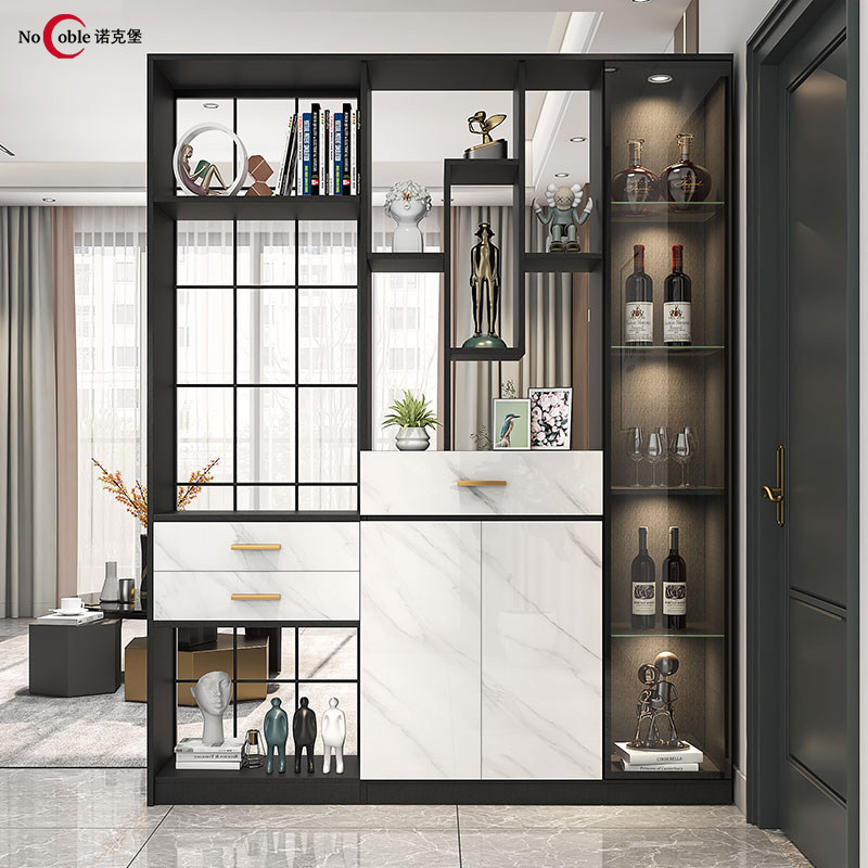 简约玄关柜鞋柜一体隔断柜门厅柜