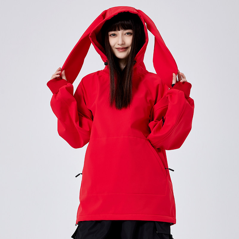 2025新款滑雪服女款户外单板双板滑雪卫衣防风防水保暖滑雪衣男