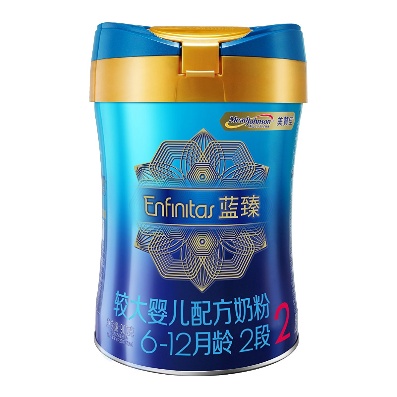 美赞臣蓝臻2段 婴儿奶粉900g二段荷兰原装进口6-12月宝宝