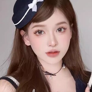 水手海军风日系jk少女丝绒蝴蝶结小礼帽学院风赫本配饰百搭帽头饰