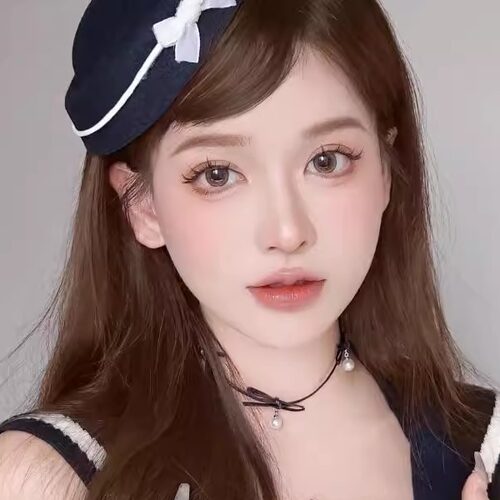 小礼帽丝绒发夹学院风日系水手