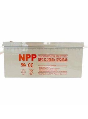 NPP耐普蓄电池NPG12V7A9A17AH24AH38AH40A55A65AH100AH直流屏UPS