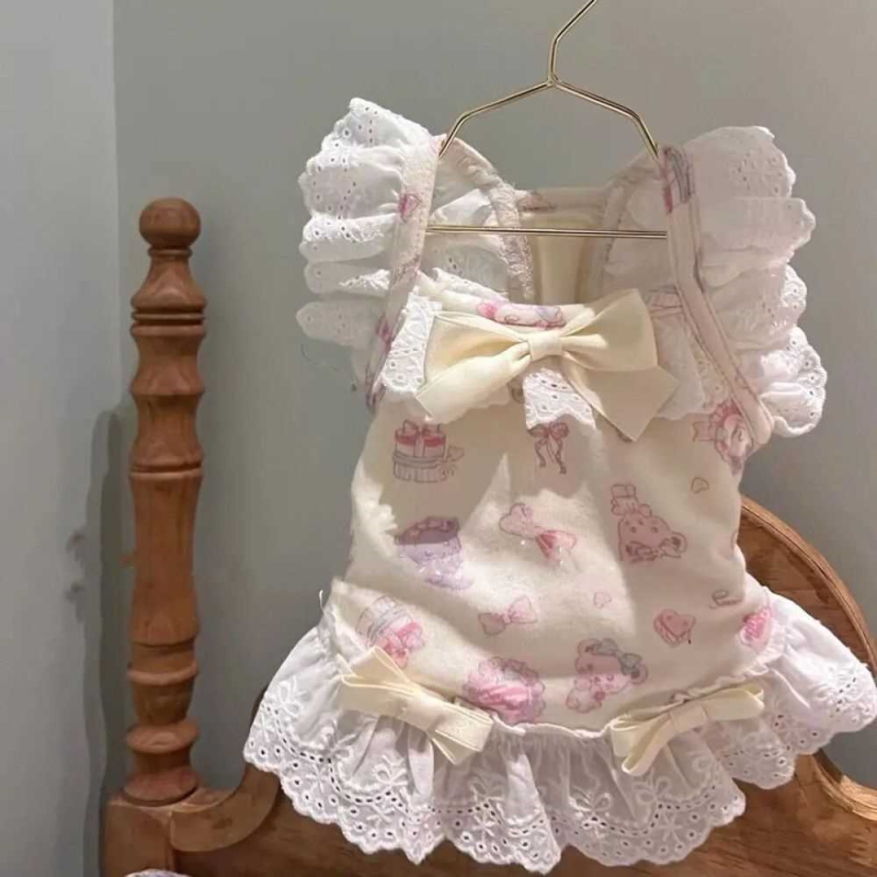 狗衣服 宠物衣服泰迪小狗狗裙子贵宾比熊小型幼犬猫咪公主背心裙