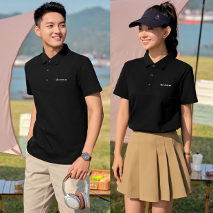 雷克萨斯定制汽车logo4S店polo衫 工作服新能源夏短袖 T恤男女工装