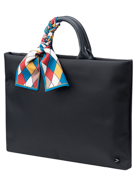 日本SANWA电脑包手提包内胆包13.3寸收纳包YKK拉链多隔层丝巾电脑包轻薄外出收纳包缓冲抗震手提包