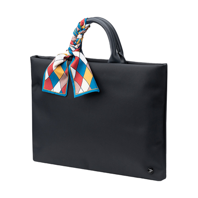 日本SANWA电脑包手提包内胆包13.3寸收纳包YKK拉链多隔层丝巾电脑包轻薄外出收纳包缓冲抗震手提包