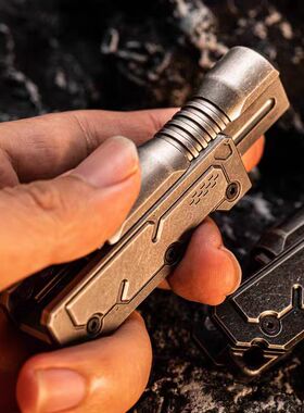 机魂EDC 推拉磁铁枪栓推牌指尖陀螺金属解压玩具