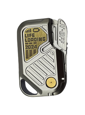 机械磁力甩牌EDC焦虑减压玩具磁性触感解压神器啪啪币EDC指尖推牌