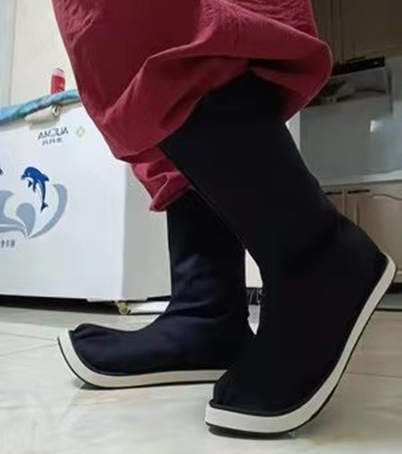 汉服鞋将军皂靴古代衙役官朝靴