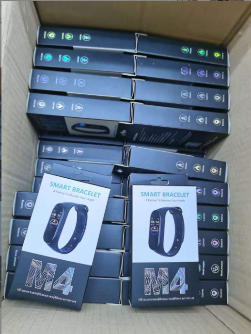 M4 스마트 팔찌 M4 스마트 남성용 및 여성용 시계 방수 블루투스 보수계 다기능 스포츠 팔찌 비즈니스