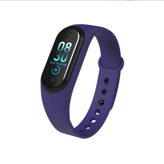 M4 스마트 팔찌 M4 스마트 남성용 및 여성용 시계 방수 블루투스 보수계 다기능 스포츠 팔찌 비즈니스