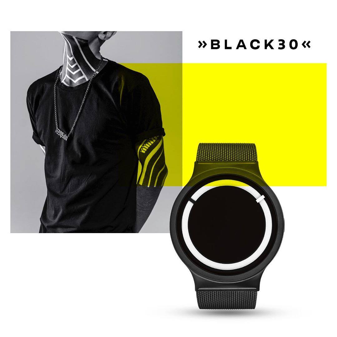 德国ZIIIRO男士手表日食个性潮流简约运动创意炫酷瑞士概念手表