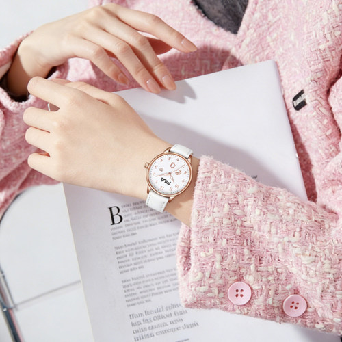 FILA斐乐手表女款初高中学生考试专用初中女生女孩石英表机械6811