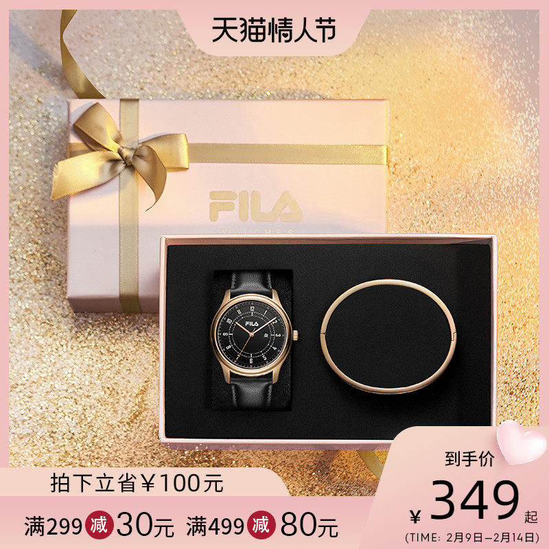Fila斐乐手表新款男士复古情侣手表女经典石英小众正品腕表女6215