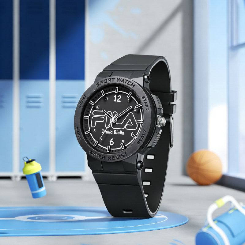 FILA斐乐静音精准走时考试专用手表学生初高中男女生中学生6834