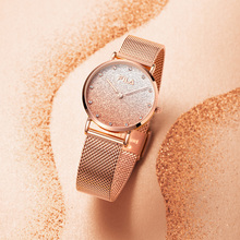 FILA斐乐满天星手表礼盒女款小众轻奢钢带腕表送女友圣诞礼物6072