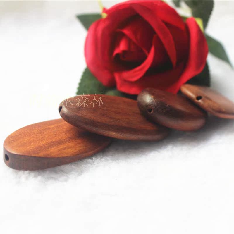 diy实木复古项链散珠配件