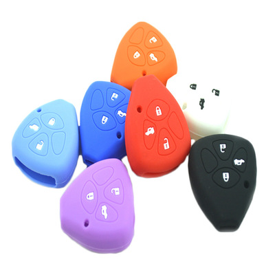 适用丰田钥匙包套硅胶套逸致汽车遥控14普拉多拉普拉锐志威驰