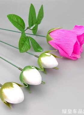 水滴泡沫球圆球手工diy白色花心蓝色妖姬丝网花玫瑰花苞保利龙球