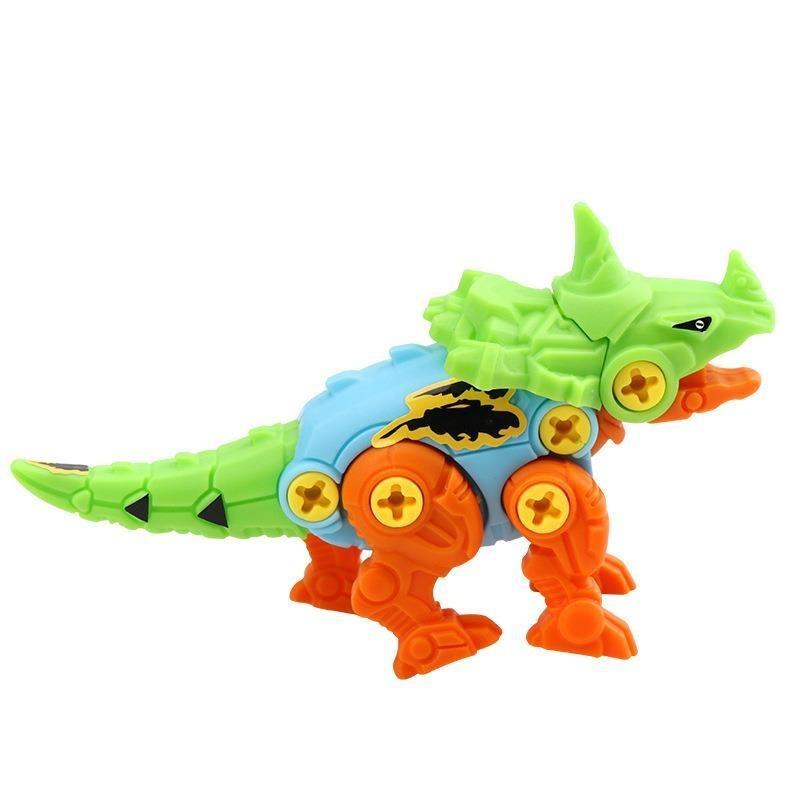 拧螺丝摆件奖励小礼品儿童益智拆装积木变形恐龙DIY拼装恐龙