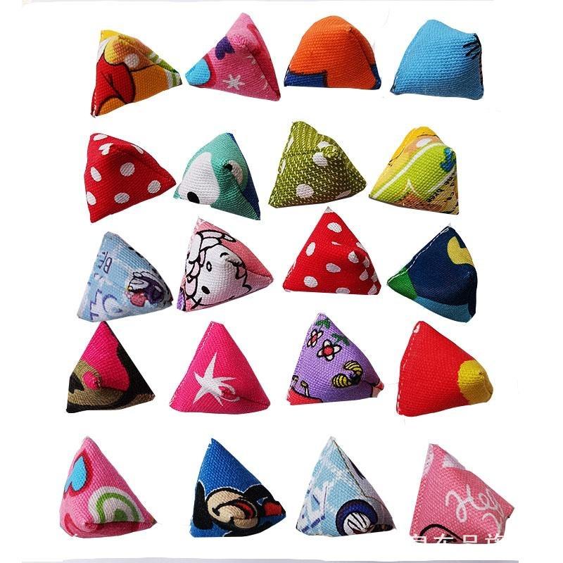 学生儿童抓石子捡丢沙包手抓三角小沙包包80后怀旧童年户外