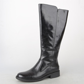 出欧美大码 高端气质长筒靴马靴头层牛皮柔软复古手工女靴子BN352