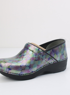 XP2.0足弓支撑坡跟单鞋防水防滑舒适健康鞋教师鞋宽头女鞋DK254