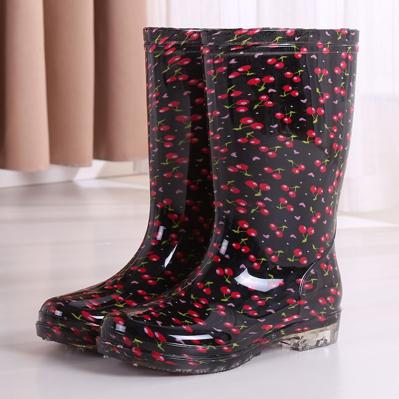 四季简约优雅防水防滑耐磨水靴