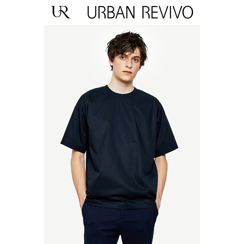 UR2018Ïļ¾ÐÂÆ·ÄÐ×°ºÏÉí»ù´¡Ô²ÁìÊæÊÊ´òµ×ÐÝÏÐTÐôMF18R4EE2001