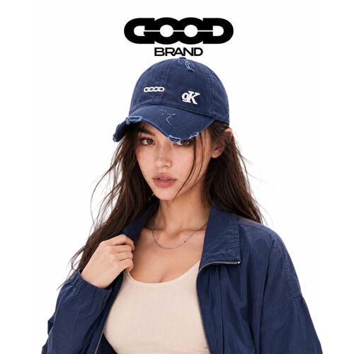 【正品直售】GOOD BRAND美式复古水洗牛仔嘻哈棒球帽个性潮酷破洞