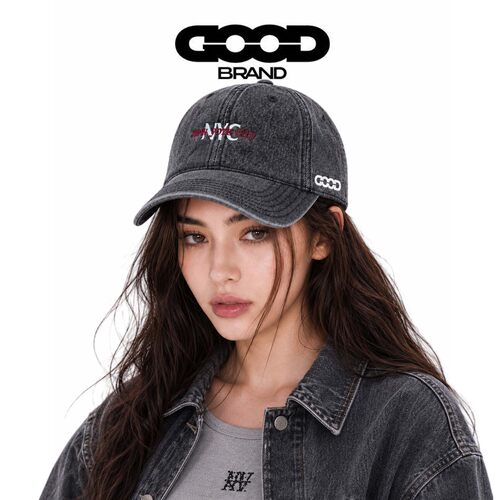 【正品直售】GOOD BRAND棒球帽女刺绣显脸小宽帽檐防晒遮阳鸭舌帽