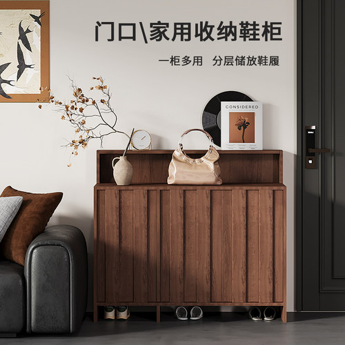 家用门口中古风鞋柜收纳柜
