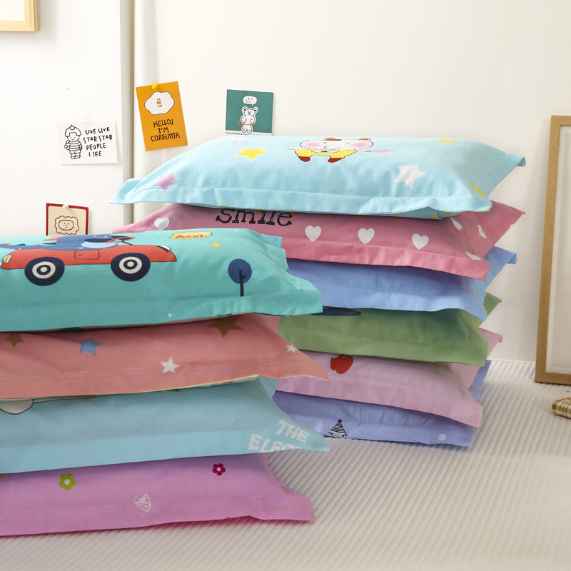 儿童枕套100纯棉枕头套装全棉单个一对拍二40x60小宝宝婴儿30x50-封面