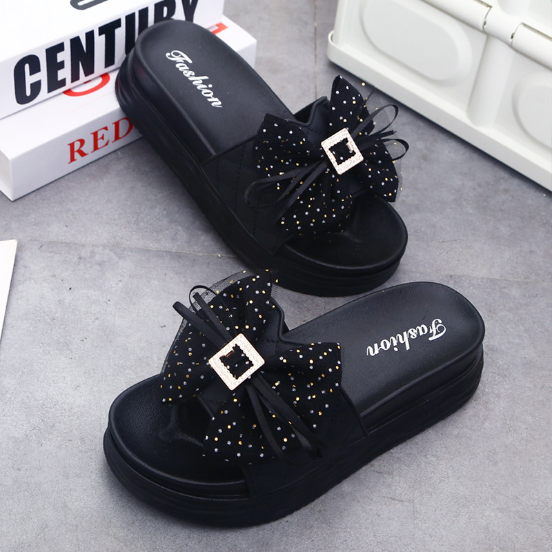 松糕厚底小香风沙滩拖鞋女外穿2026年夏季新款中跟仙女风凉拖鞋潮,女鞋,一字拖,淘宝优惠券,粉丝福利购,淘宝优惠卷