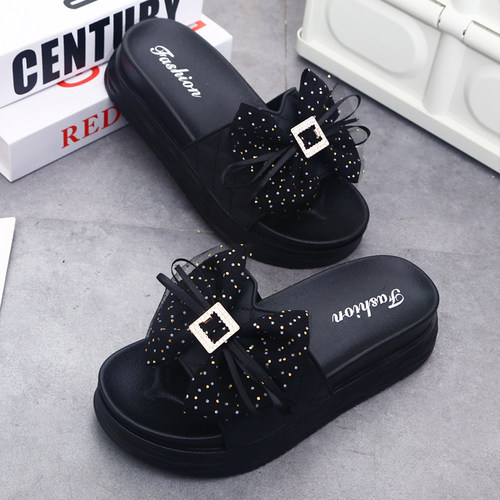 松糕底仙女风蝴蝶结2026年香风厚