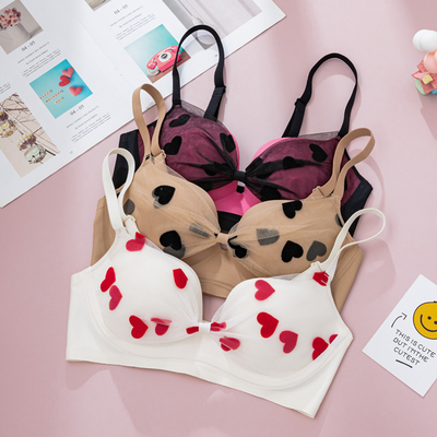 小胸聚拢显大软支撑性感蕾丝