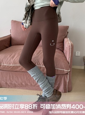 square houlest登山徒步裸感普拉提骑行修身高腰提臀训练瑜伽裤女