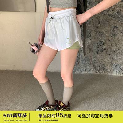 防走光抗菌速干透气女士运动短裤