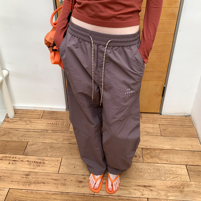 户外登山轻量工装阔腿长裤女