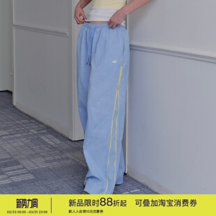 伞兵裤 春季 女 houlest户外防风轻薄拉链速干运动休闲抽绳裤 square