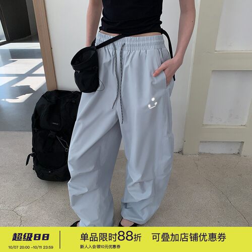 户外骑行徒步防水伞兵长裤女