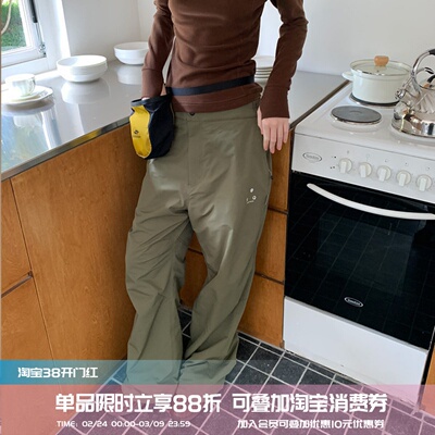 户外防水防风加绒保暖休闲裤女