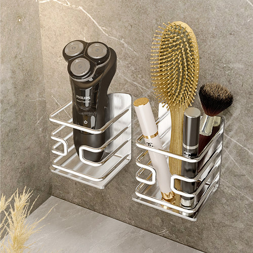 【304不锈钢】剃须刀梳子置物架