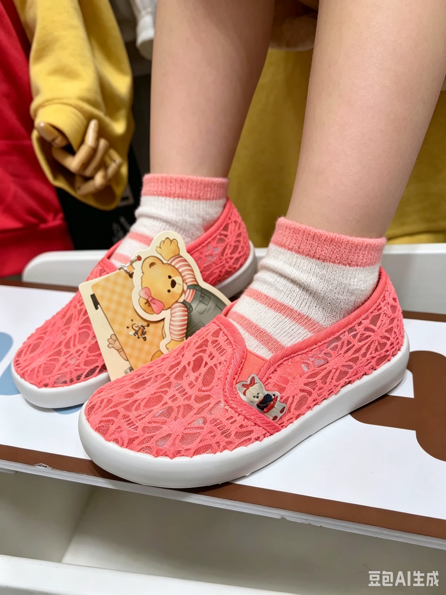 专柜正品 PawinPaw/宝英宝 童鞋 女童夏款 网眼透气 公主 休闲鞋