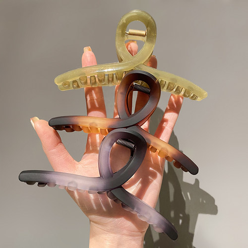 鲨鱼夹大发量抓夹发夹女后脑勺